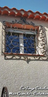 grille volutes ouvragee fer Forge Catalane Cabestany
