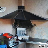 Hotte barbecue angle 2 fer Forge Catalane Cabestany