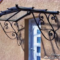 marquise volutes travail forge catalane